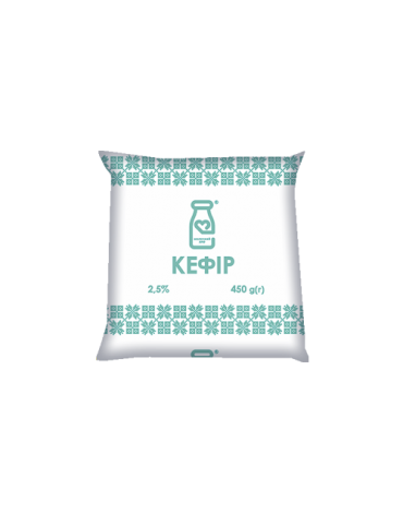 Кефір 2,5 % , 450 г