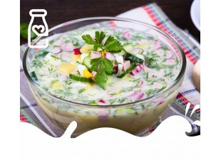 Окрошка на кефірі - смачний рецепт