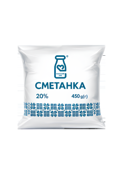 Сметанка 20 %, 450 г