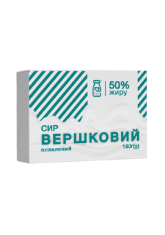 Сир "Вершковий" плавлений 