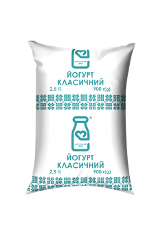 Йогурт  класичний 2,5 %, 900 г
