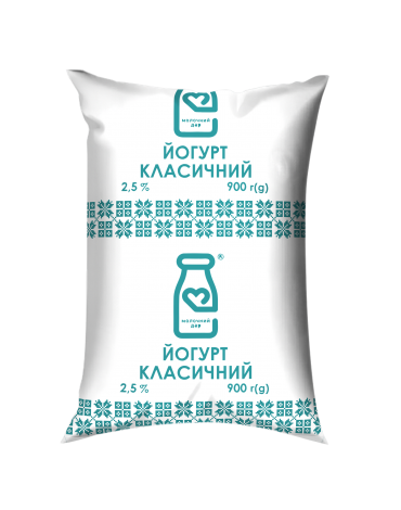 Йогурт  класичний 2,5 %, 900 г