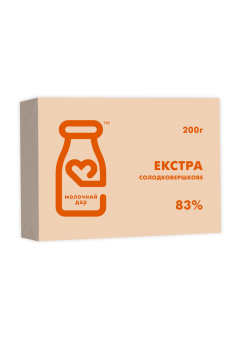Екстра спред солодковершковий 83%   